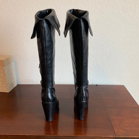 Lauren Ralph Lauren Wilda Leather Boots Size 9.5 - Picture 8 of 12